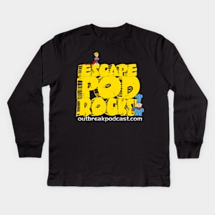 Escape Pod Rocks! Kids Long Sleeve T-Shirt